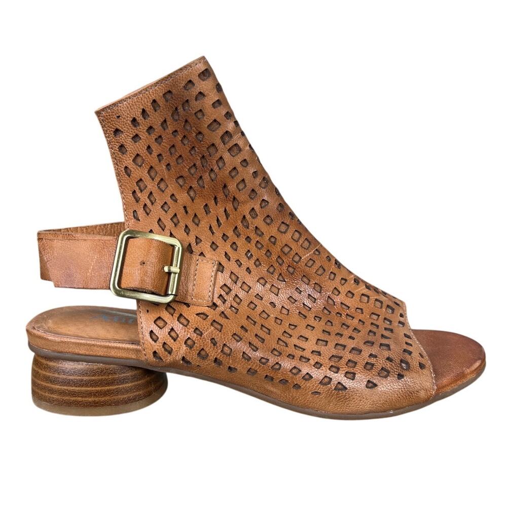 Antelope Women’s B16 Rosie Brown Leather Peep Toe Sandal Size 36 US 5/5.5